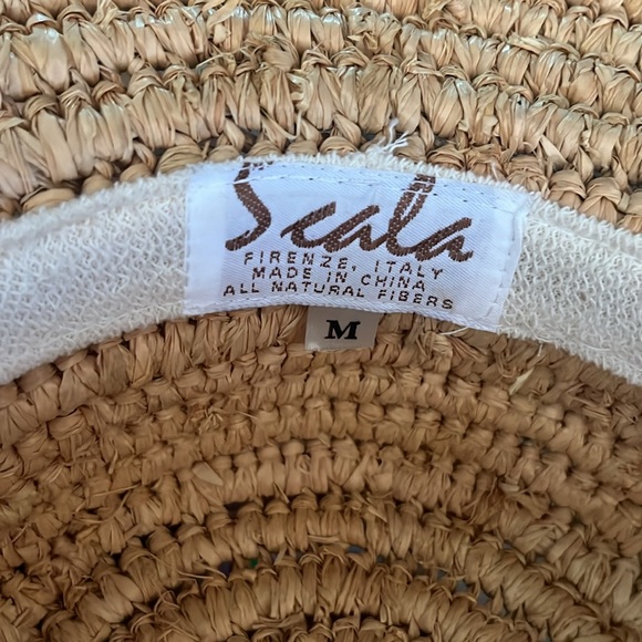 Scala 100% Rafia Hat. Size M - Picture 4 of 5